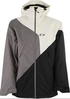 Oakley Brigade Insulated Ski Jacket Womens Colorblock Hooded Full Zip Size XS